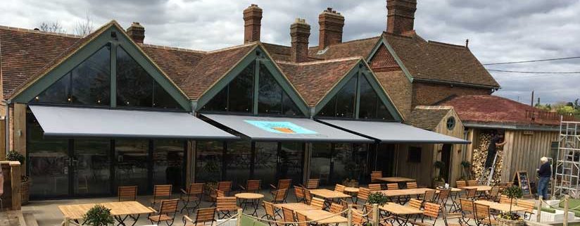 The Potting Shed Commercial Opal Design Awning
